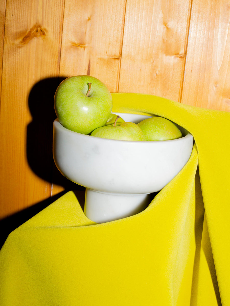 Lotte white bowl by Bloc Studios